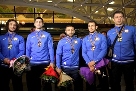 Caspian, Caucasus Athletes Return From Judo Championship In Europe, Bring Home Gold
