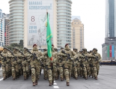 Azerbaijan Marks Karabakh Victory In Solemn Military Parade