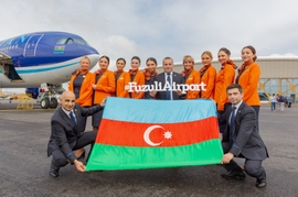 Azerbaijan Airlines Operates First Flight to New Fuzuli Airport in Karabakh Region