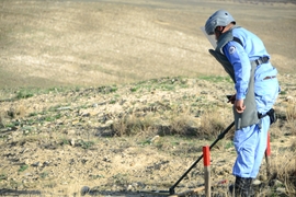 Azerbaijan Plans to Clear 40,000 Hectares of Liberated Land from Armenian Landmines