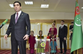 Serdar Berdimuhamedow Wins Turkmenistan's Presidential Election