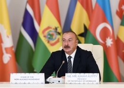 President Aliyev Thanks NAM Countries for Supporting Azerbaijan in Second Karabakh War