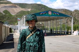 Azerbaijani Border Guard Injured in Armenian Firing