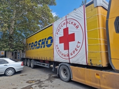 Russian Aid Cargo Reaches Karabakh Region via Aghdam-Khankendi Road